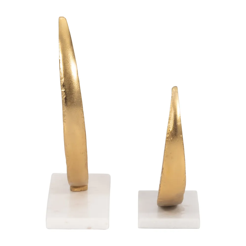 GRADYGROVE SET OF 2 GOLD DECOR 10 (IN)