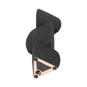 ENNISVALE BLACK CANDLE HOLDER 9 (IN) 7