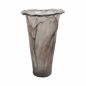 FARGOBURN BROWN GLASS VASE 20 (IN) 4