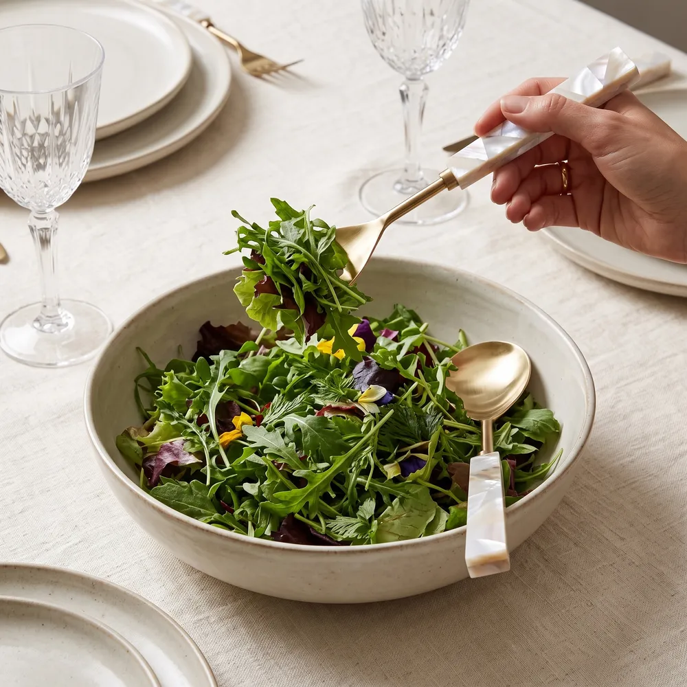 ALDEROAK SET OF 2 TAN SERVEWARE 1 (IN)