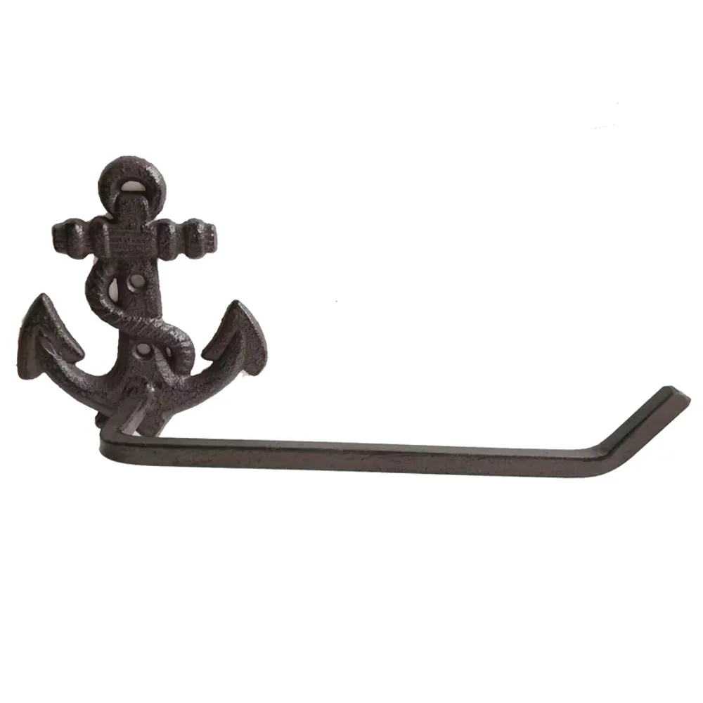 10-1/4" ANCHOR TOWEL HOLDER C/I