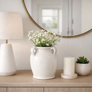 COHENWAY WHITE VASE 10 (IN) 12