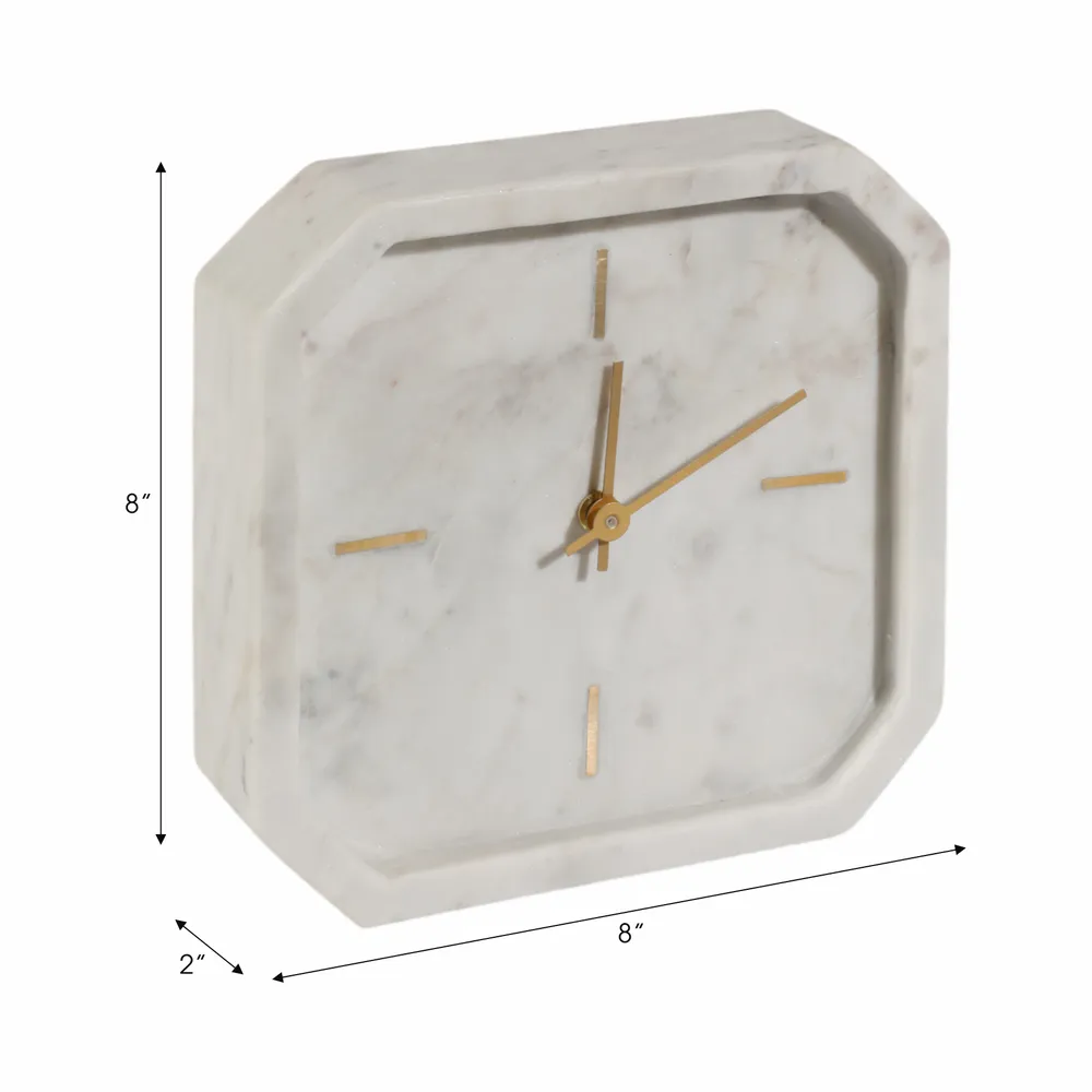 VALESTONE IVORY CLOCK 8 (IN)