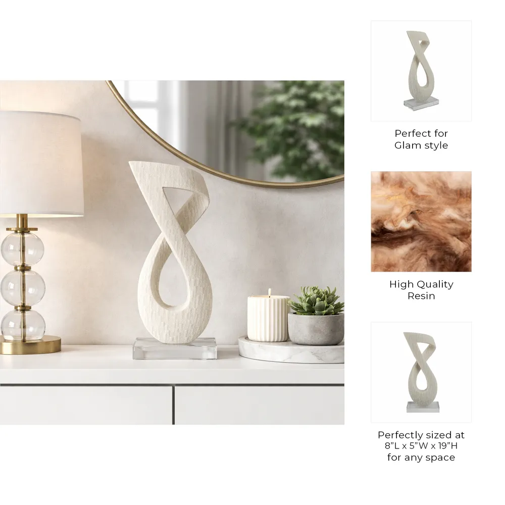 FARGOBEACH WHITE DECOR 19 (IN)