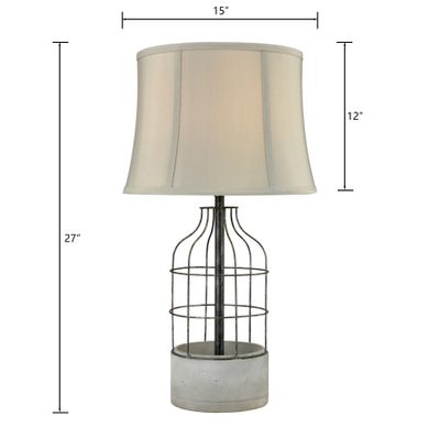 Rochefort 27″ High 1-Light Table Lamp - Oil Rubbed Bronze
