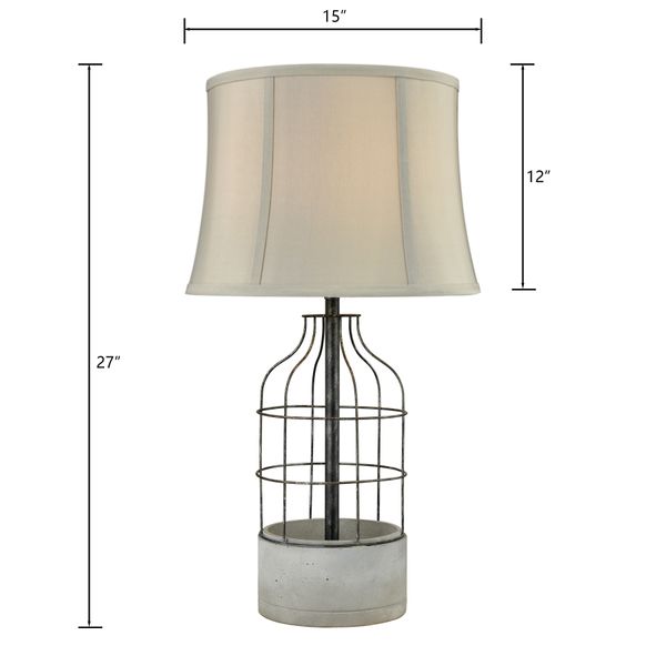 Rochefort 27'' High 1-Light Table Lamp - Oil Rubbed Bronze