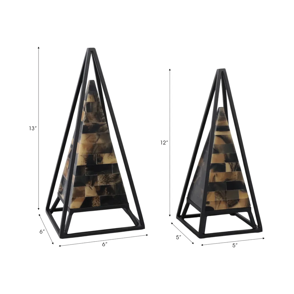 ZANEPARK SET OF 2 TAN DECOR 13 (IN)