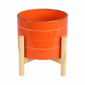 PEYTONFORD ORANGE PLANTER 9 (IN) 5