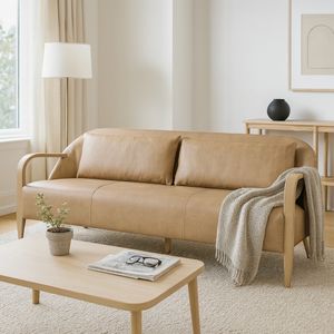 CHAPINRUN TAN SOFA 33 (IN) 9