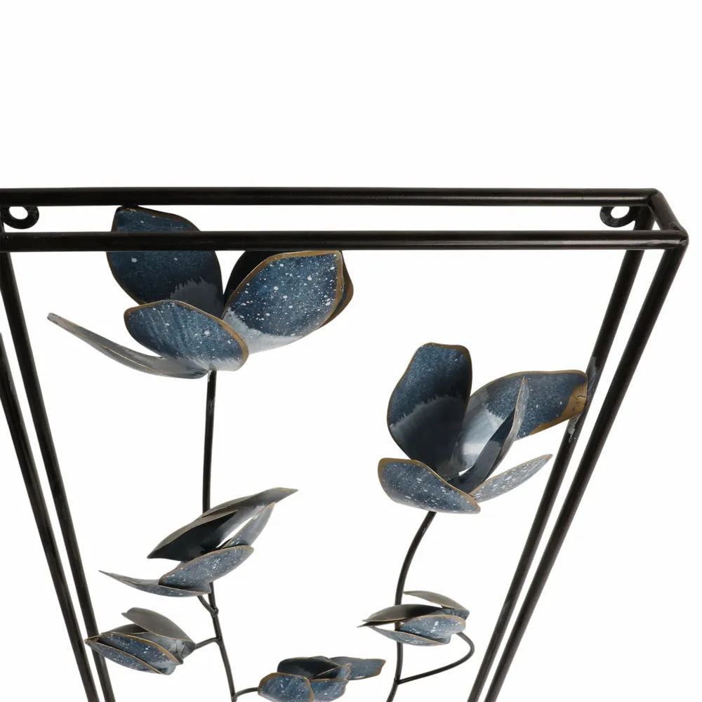 TANNERBEACH SET OF 2 BLUE METAL WALL 32 (IN)
