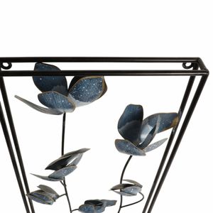TANNERBEACH SET OF 2 BLUE METAL WALL 32 (IN) 6