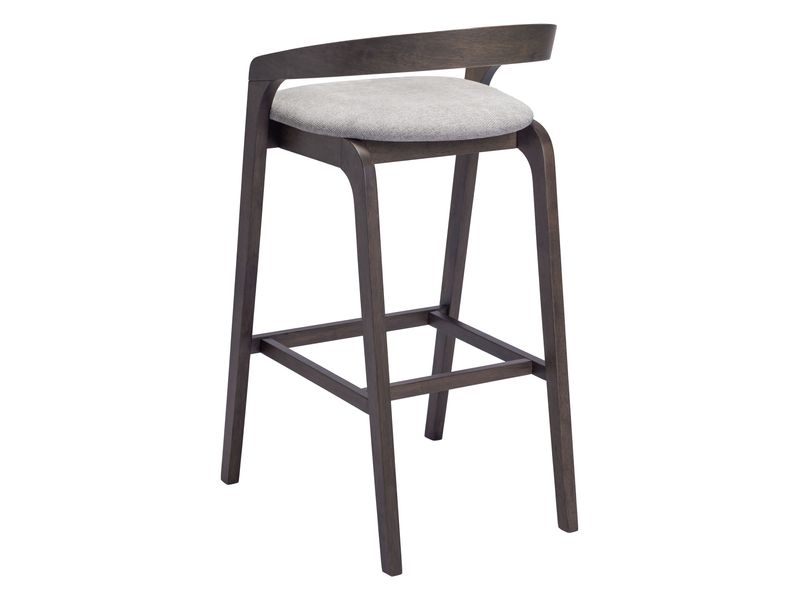 Troy Barstool Dove Gray & Espresso 6