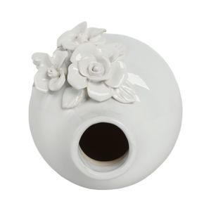 RYLANBEACH WHITE VASE 7 (IN) 7