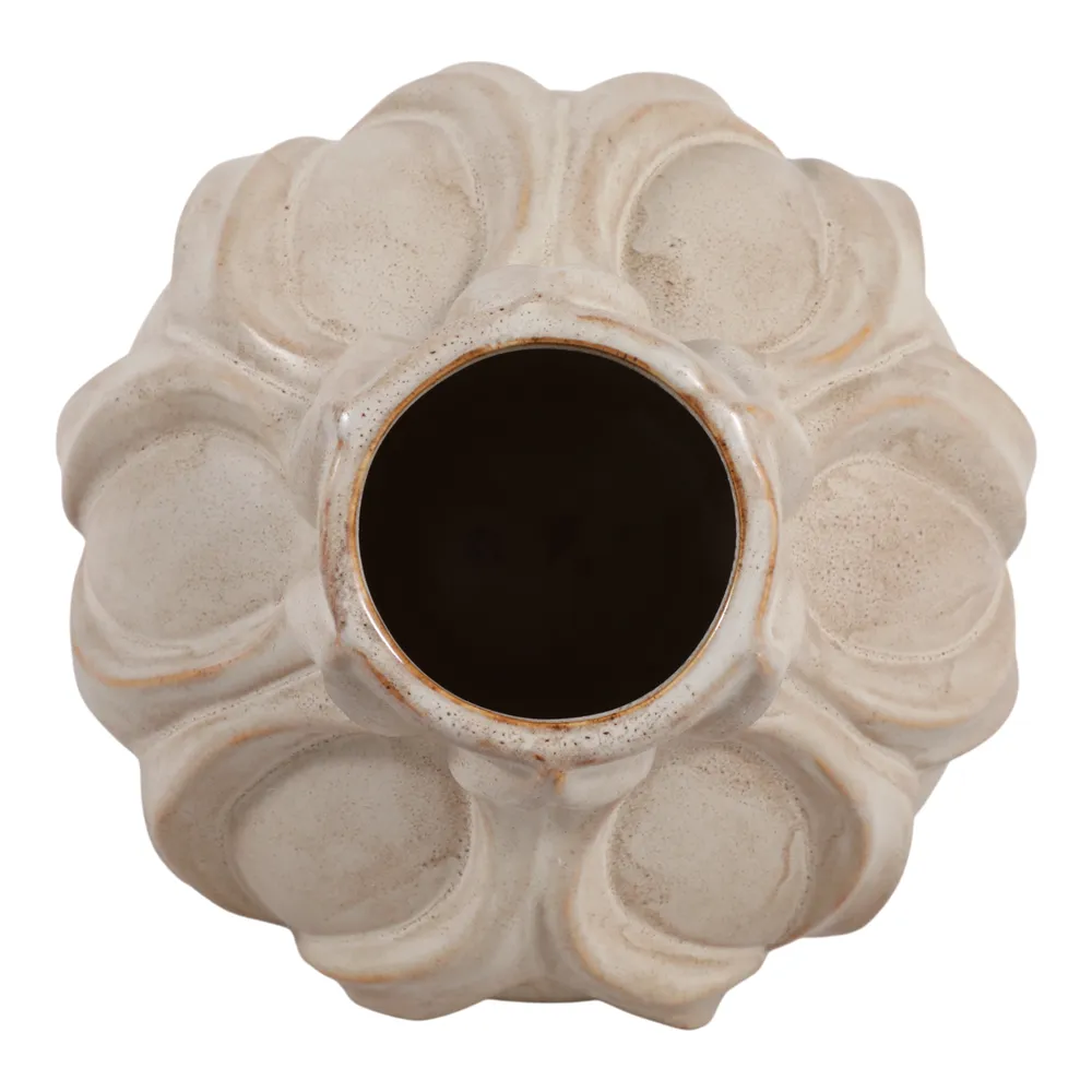 CARLTONOAK IVORY VASE 18 (IN)