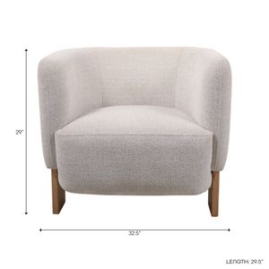 ORIONRUN IVORY CHAIR 29 (IN) 9