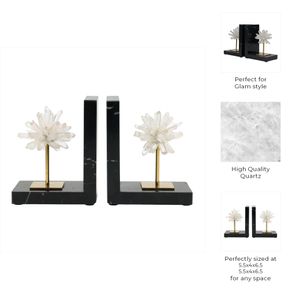 TUCKERLAKE SET OF 2 BLACK BOOKENDS 7 (IN) 11