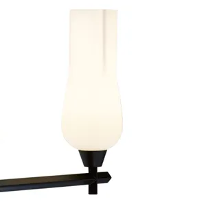 Fleur 25.25'' Wide 3-Light Vanity Light - Matte Black 4