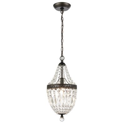 Morley 8.25″ Wide 1-Light Mini Pendant - Dark Bronze