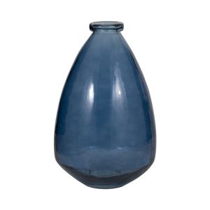 SUTTONWORTH BLUE GLASS VASE 15 (IN) 1