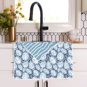 Coral Garden Eco Kitchen Tea Towel 3