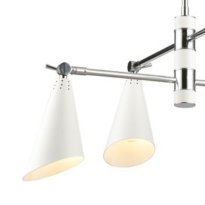 Luca 26'' Wide 4-Light Chandelier - Polished Chrome 4