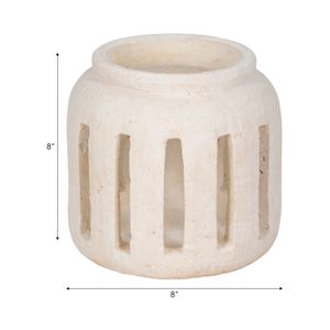 GARNETTCREST WHITE LANTERN 8 (IN) 8