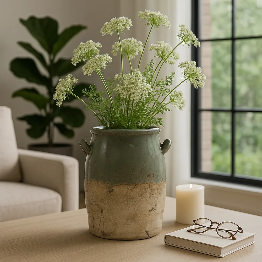 FRAZERCROSS GREEN VASE 8 (IN)