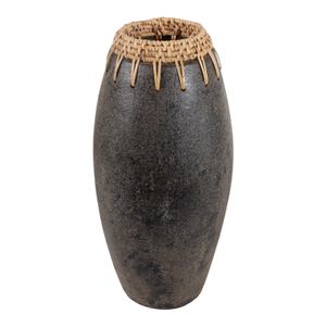 BYRONHOLM BLACK VASE 16 (IN) 6
