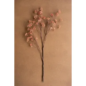 Artificial Blush Rice Flower Stem 4