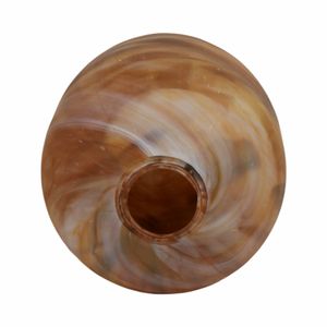 BARTONWOOD BROWN GLASS VASE 20 (IN) 7