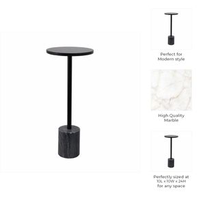 ASPENLAND BLACK TABLE 24 (IN) 10