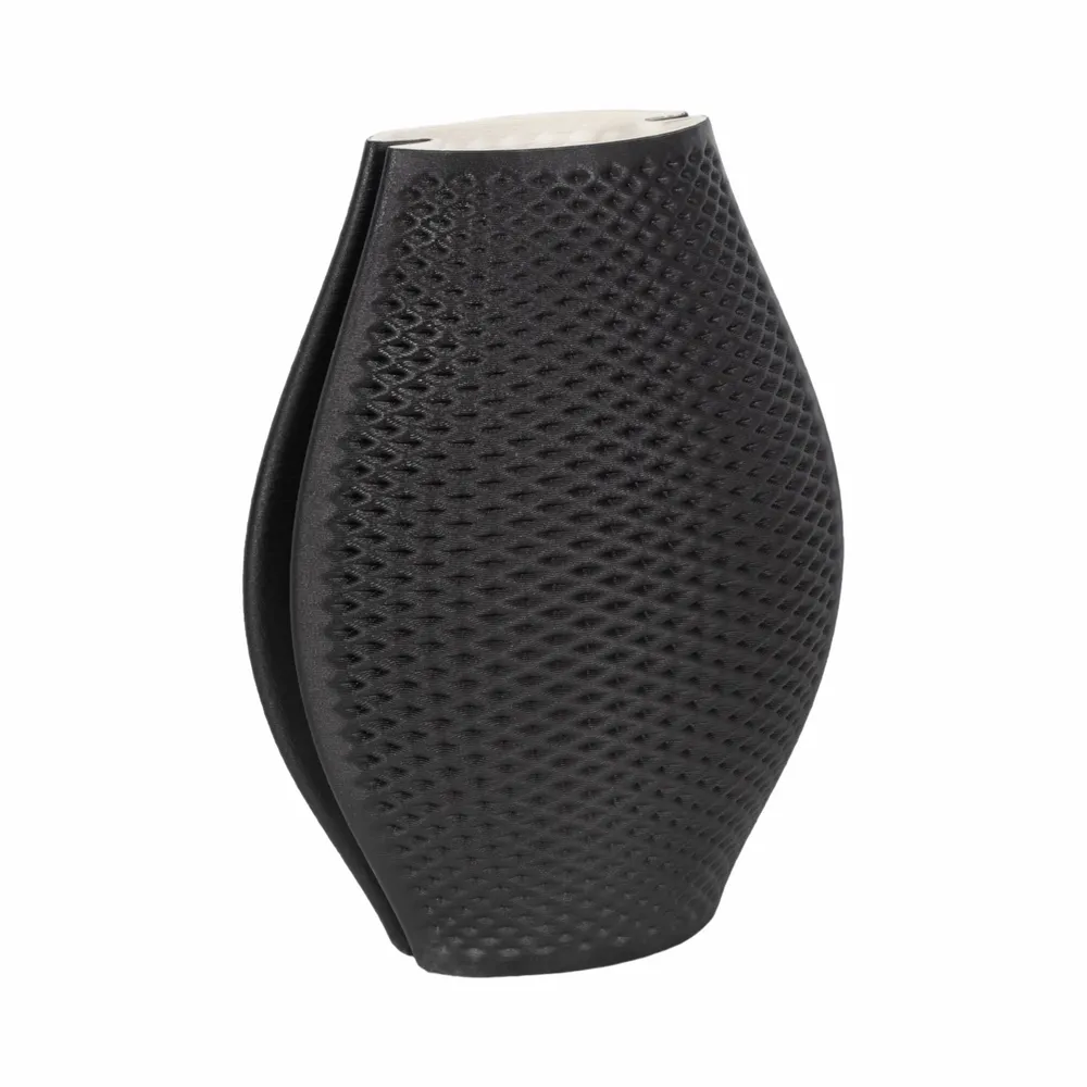 SKYLERSIDE BLACK VASE 15 (IN)
