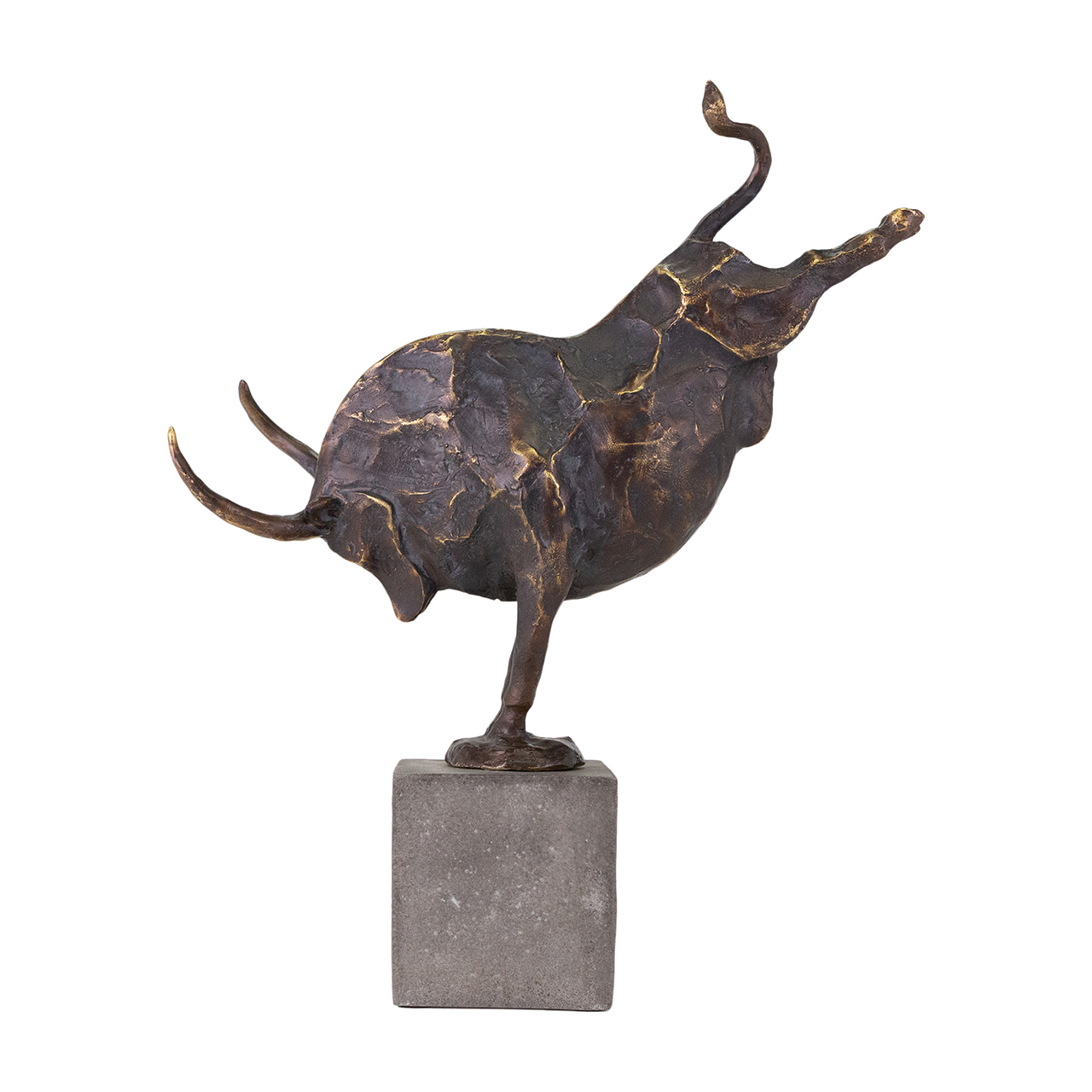 Dillinger Bull Sculpture 4