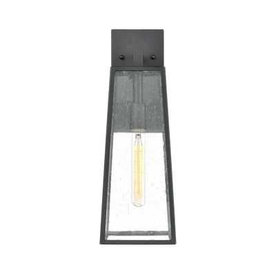 Meditterano 18″ High 1-Light Outdoor Sconce - Matte Black