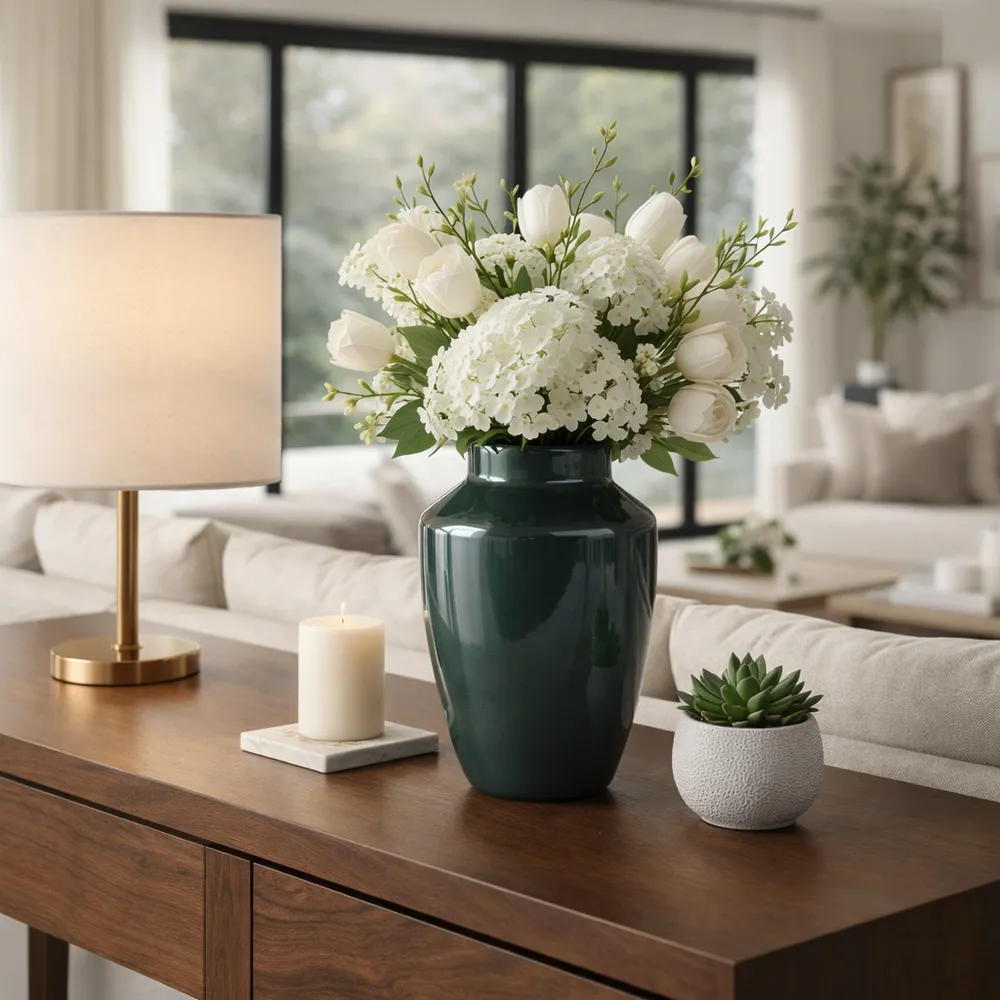 FORBESBEACH BLUE VASE 14 (IN)