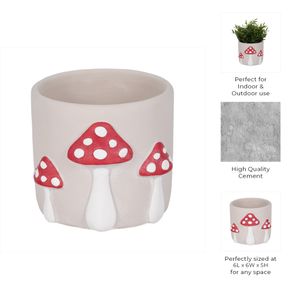BRECKRUN RED PLANTER 5 (IN) 9