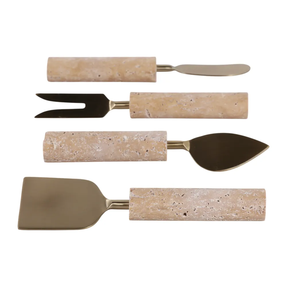 BARCLAYPARK SET OF 4 TAN SERVEWARE 8 (IN)