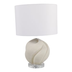 ELLENOAK WHITE LAMP 21 (IN) 5