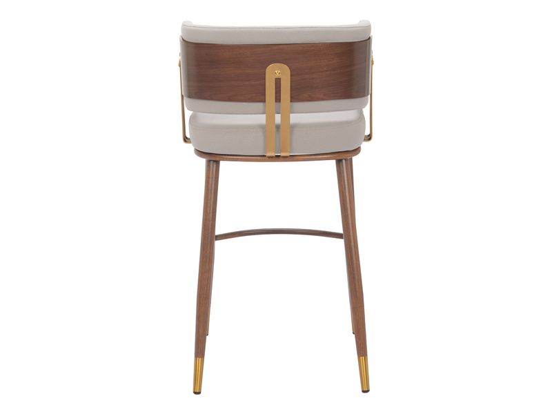 Brew Barstool Beige & Walnut 5