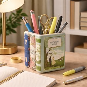 CARSONSTONE GREEN PENCIL CUP 4 (IN) 2