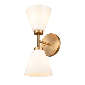 Houghton 15'' High 2-Light Vanity Light - Brushed Gold 5
