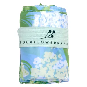 Hydrangea Bloom blu Reusable Shopping Tote Bag 6