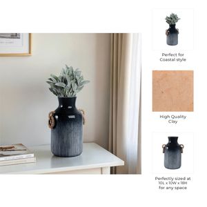 WOODSONROSE BLUE VASE 18 (IN) 11