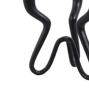 TODDBURN BLACK CANDLE HOLDER 10 (IN) 6