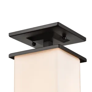Broad Street 5.5'' Wide 1-Light Outdoor Flush Mount - Oil Rubbed Bronze 3