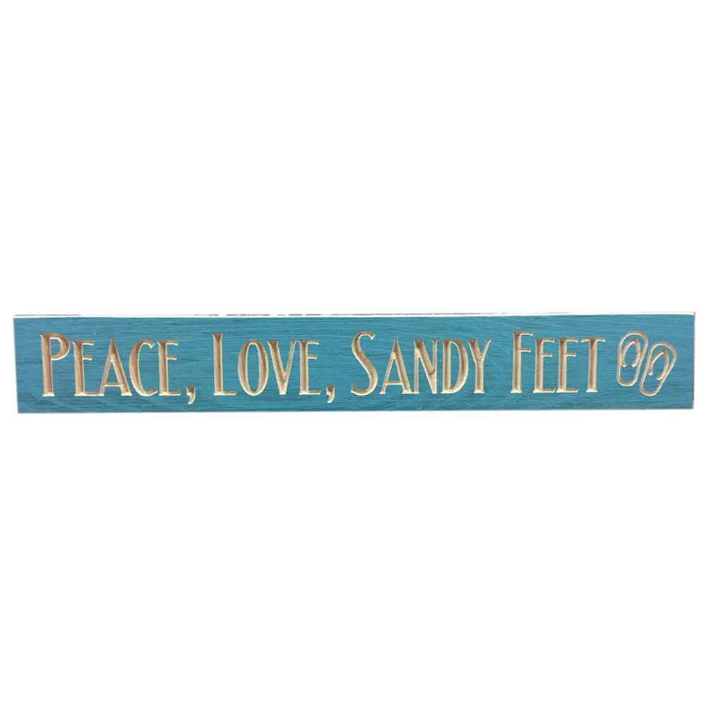 24" USA PEACE, LOVE,ROUTED BARNWOOD SIGN