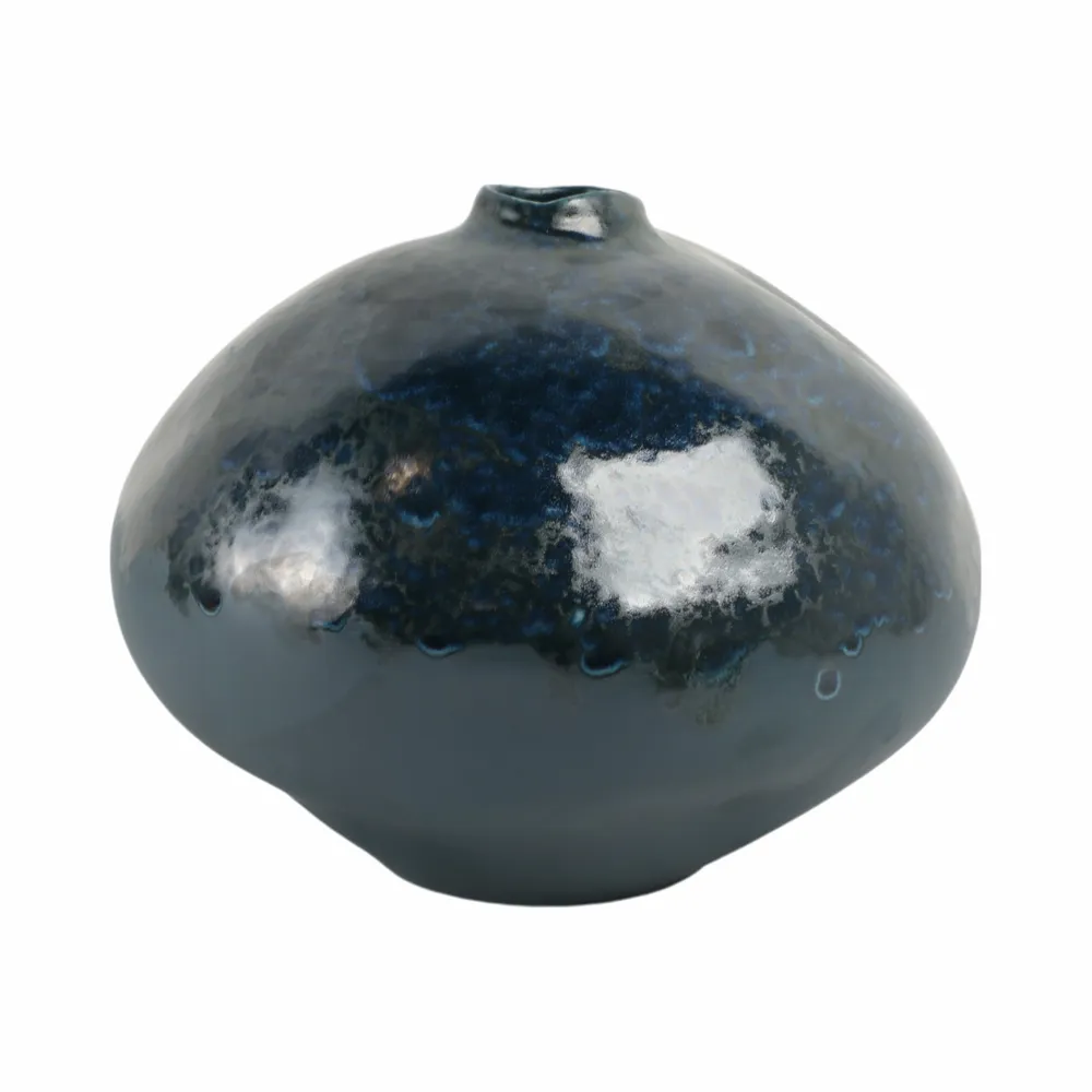 MILLERBEACH BLUE VASE 9 (IN)