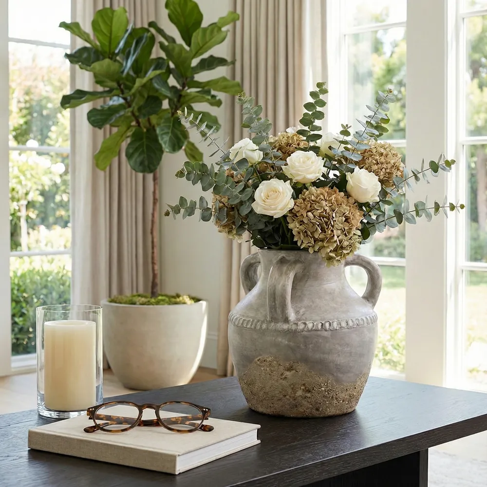 NOELWIND IVORY VASE 10 (IN)