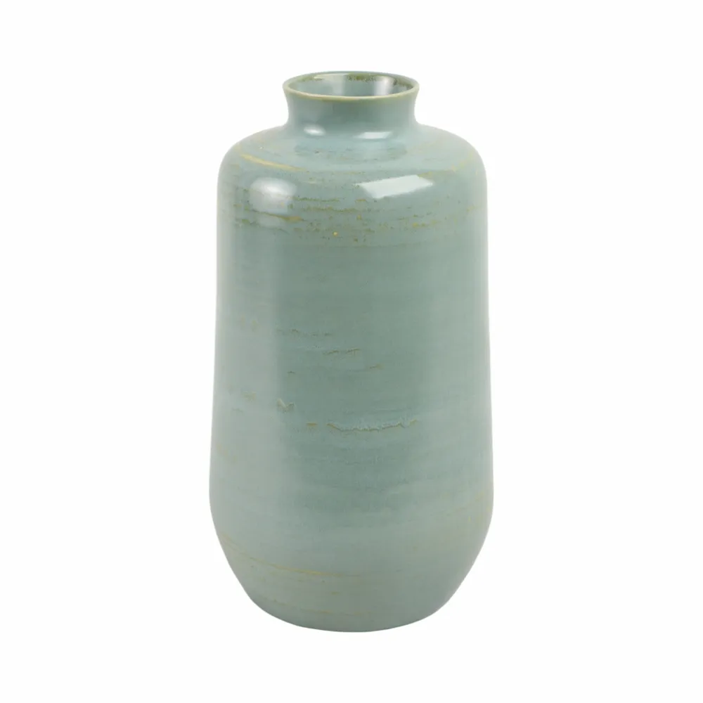 HOLLISSIDE GREEN VASE 12 (IN)