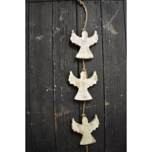 78in Garland with 12 Angel Shaped Ornaments 2